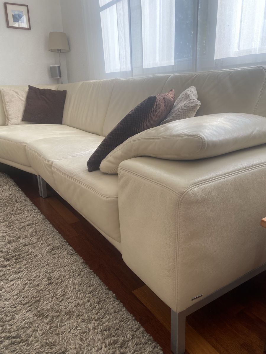 Sofas: Ecksofa Leder Koinor beige – Gebraucht aus Bonstetten von kgeldard 1