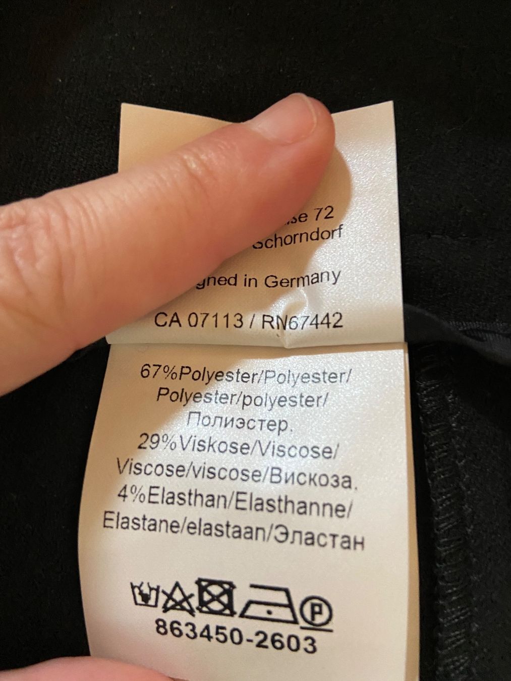 Riani Pantaloni: Pantalon designer noir RIANI 38 – Usato da Epalinges venduto da madeleine05 3