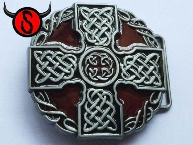 Fibbie per cinture: Gürtelschnalle - Celtic Cross – Nuovo e nell'imballaggio originale da Buchs SG venduto da Skullep