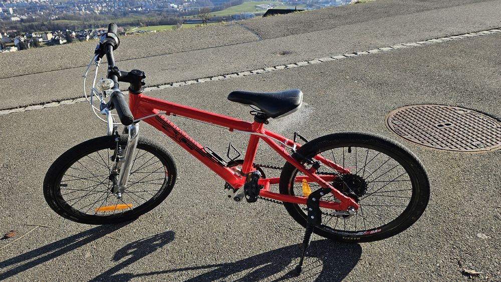 Cooles Kinderfahrrad 20 Zoll, MTB Cycletechl, rot (Gebraucht) in Abtwil SG  fr CHF 180  nur Abholung auf Ricardo kaufen