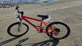 Cooles Kinderfahrrad 20 Zoll, MTB Cycletechl, rot