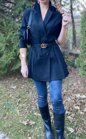 Chic Blaser Abito -elegante Tg M/L- nuovo-autunno