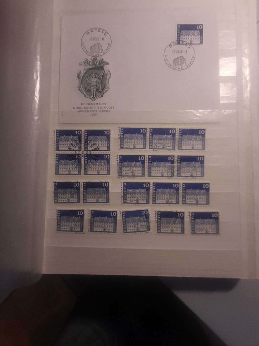 Tutti i francobolli: Briefmarken-Sammlung Schweiz, – Usato da zollbrück venduto da tulteim 5