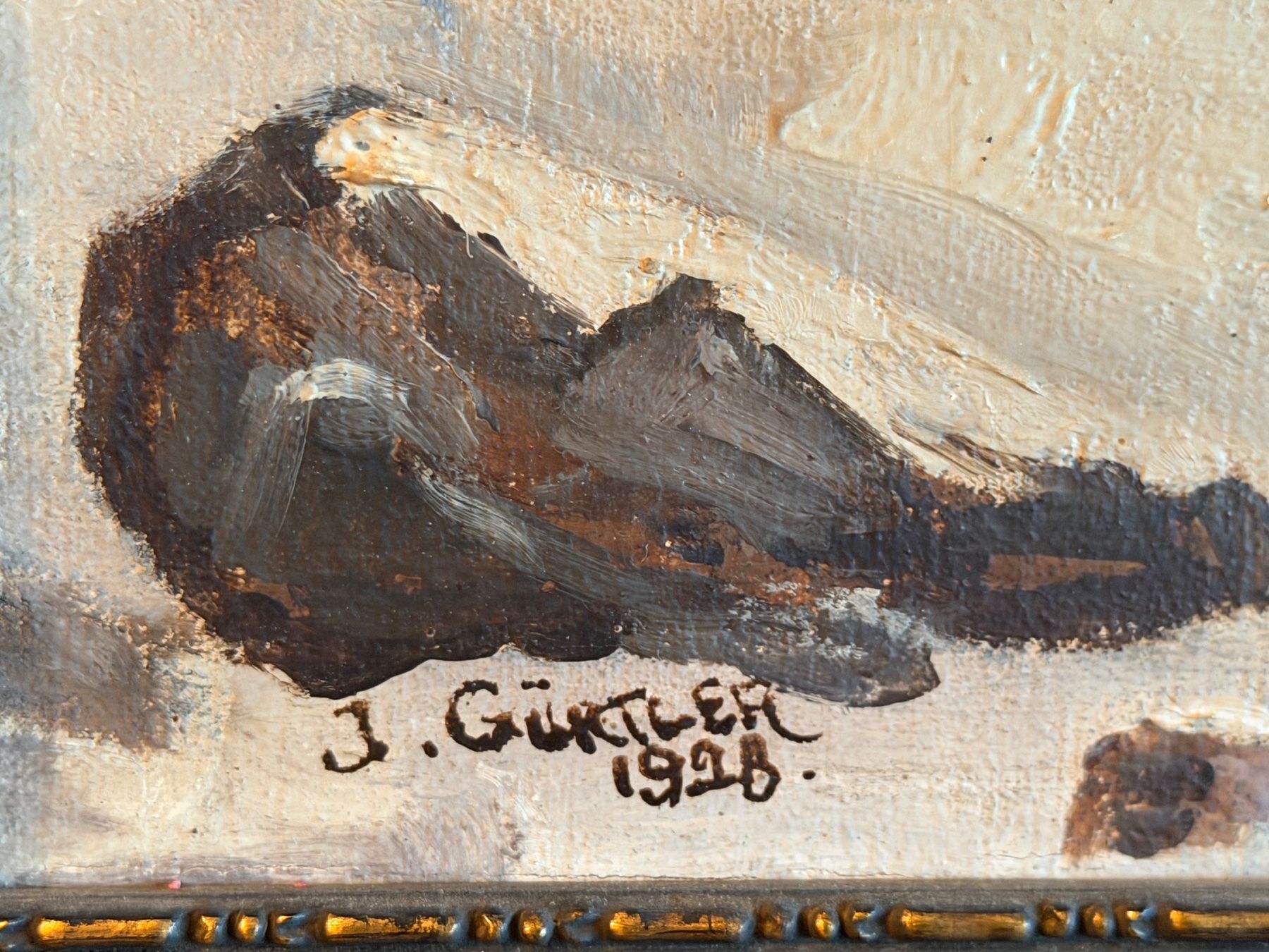 Dipinti: J. Gürtler  1948 Original Gemälde – Usato da Basel venduto da PAUL_ART 4