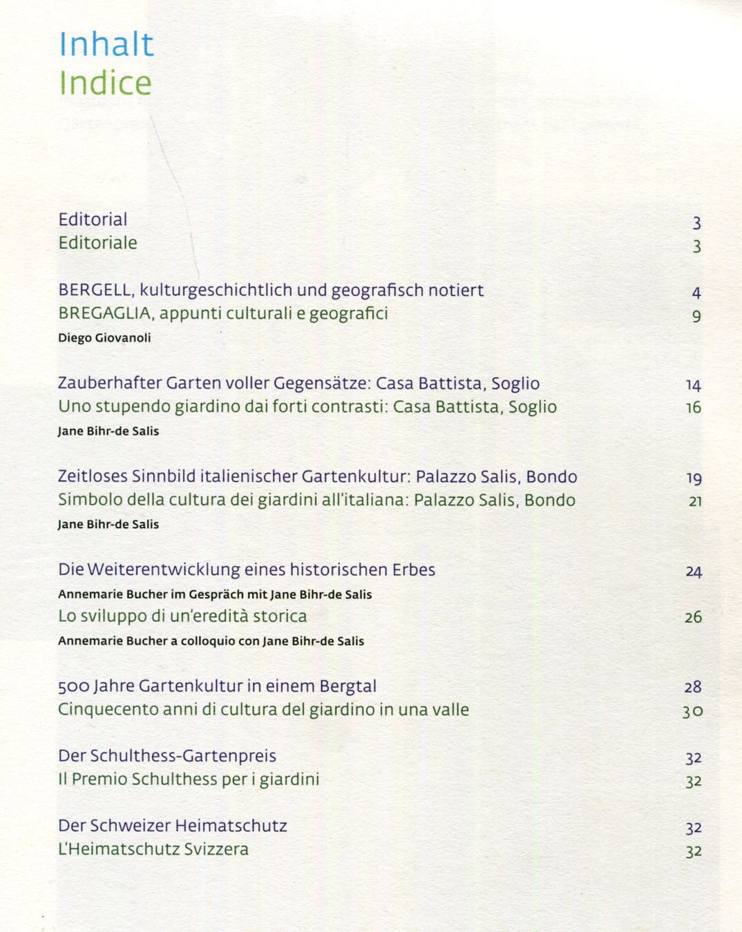 Livres: Bergell, Gärten – D'occasion à Aarau par Elmaar41 2