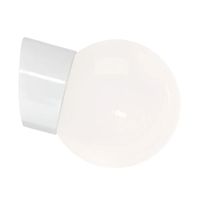 Plafonnier Sferica ALB Globe Verre Opale Bauhaus 150mm E27
