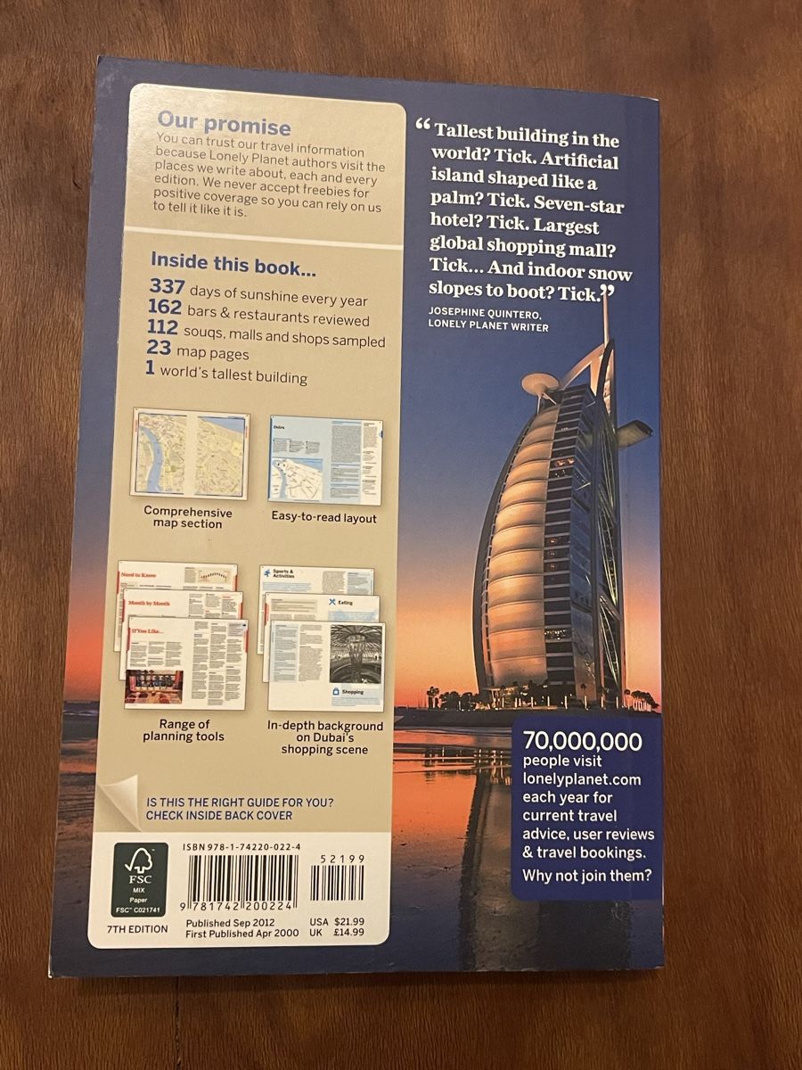 Libri: Lonely Planet Dubai & Abu Dhabi – Usato da Bern venduto da Piratamorgan 1
