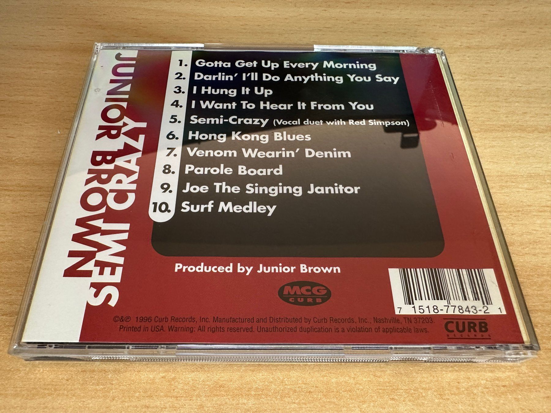 CDs: Q5 Junior Brown – Semi Crazy – Gebraucht aus Rikon im Tösstal von Alpenmutz 1