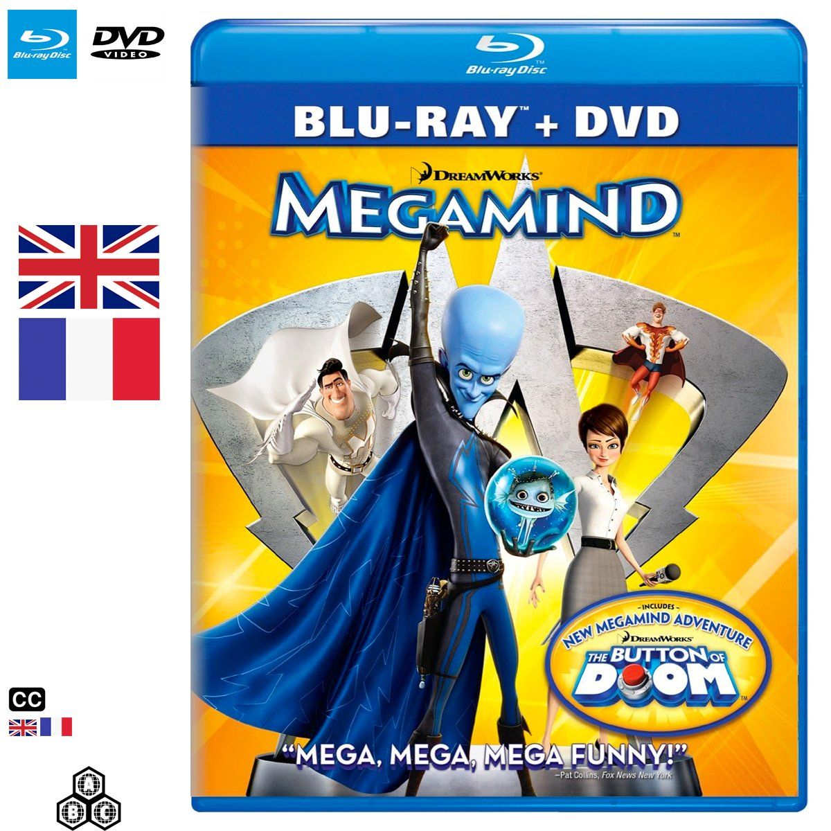 Tutti i DVDs: Megamind (2010) - Blu-ray + DVD – Usato da Semsales venduto da __Florian__