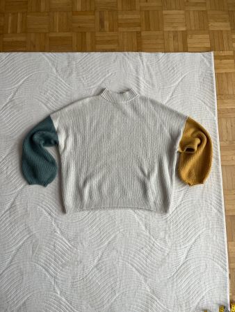 Brixton Strickpullover mit farbigen Ärmeln