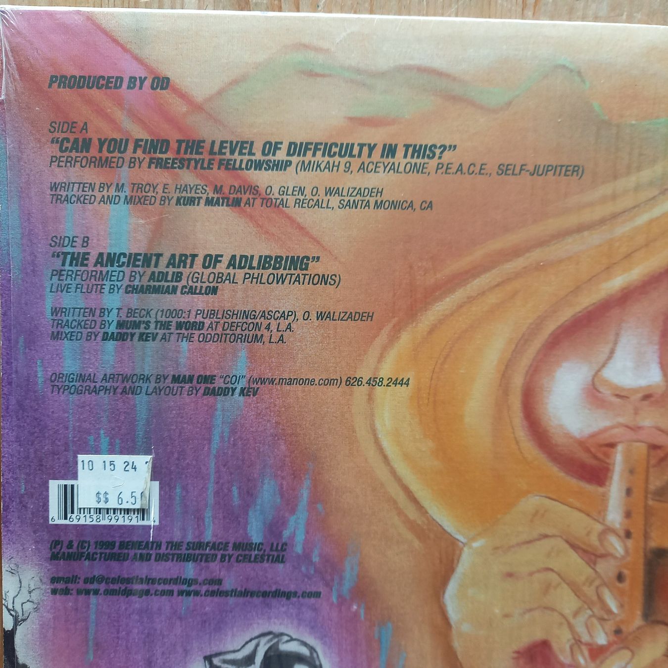 Dischi in vinile: OD Feat. Freestyle Fellowship  12", US-1999 – Usato da münchenstein venduto da karl_heinz_krasser 1