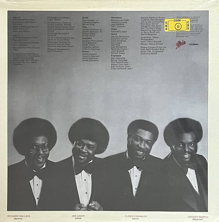 Dischi in vinile: MIGHTY CLOUDS OF JOY - CHANGING TIMES – Nuovo e nell'imballaggio originale da Horw venduto da Belowzero0 1