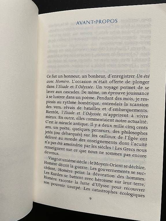 Bücher: Sylvain Tesson.  Un été avec Homère. – Gebraucht aus Zürich von Pascal_2bzx 4