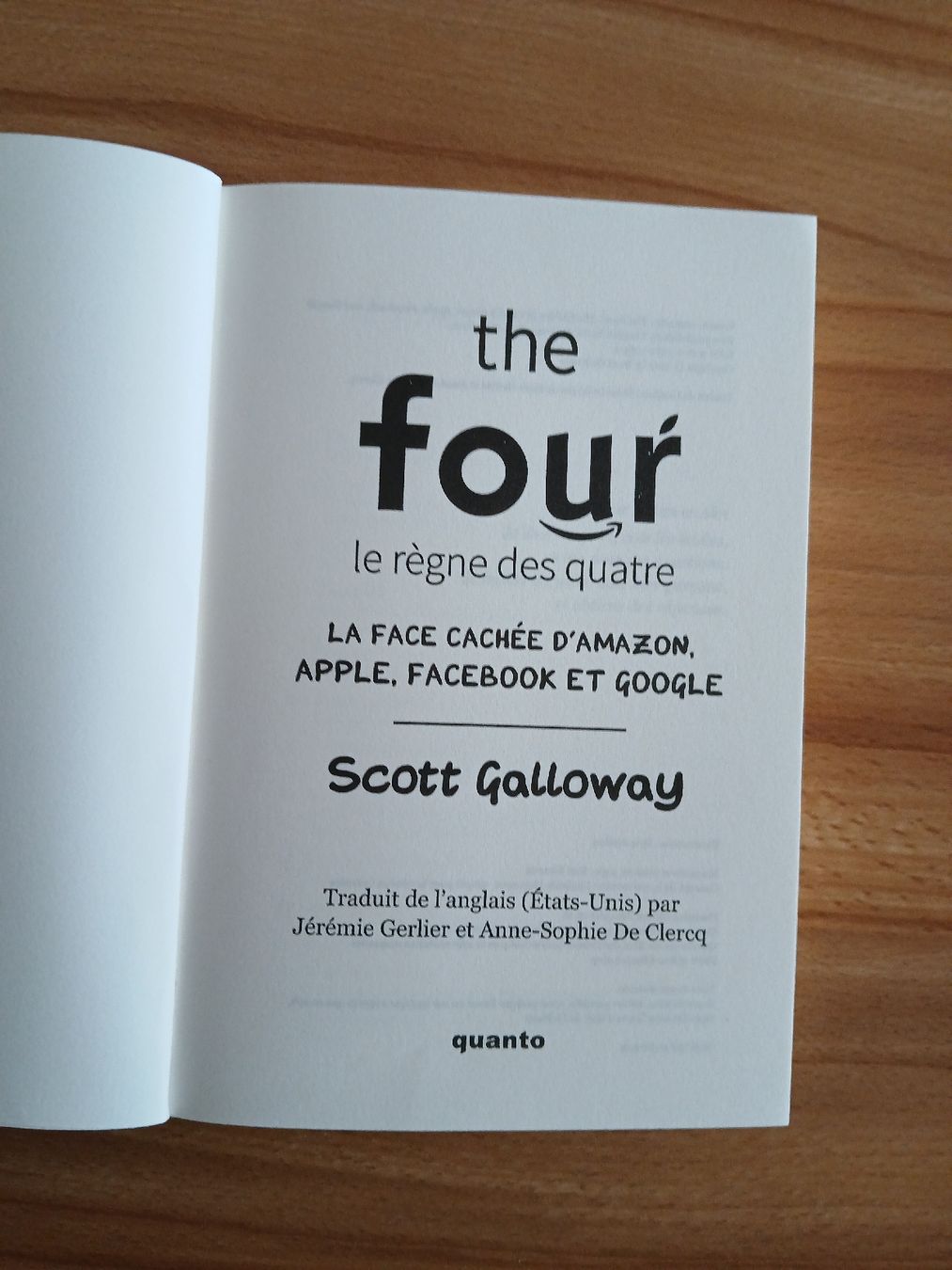 Bücher: The Four, le règne des quatre – Gebraucht aus Le Sentier von arc_2thy 2