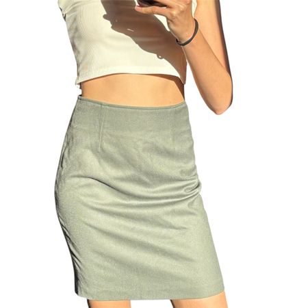 Jupe midi Sysley - taille S - très bon état- couleur sauge
