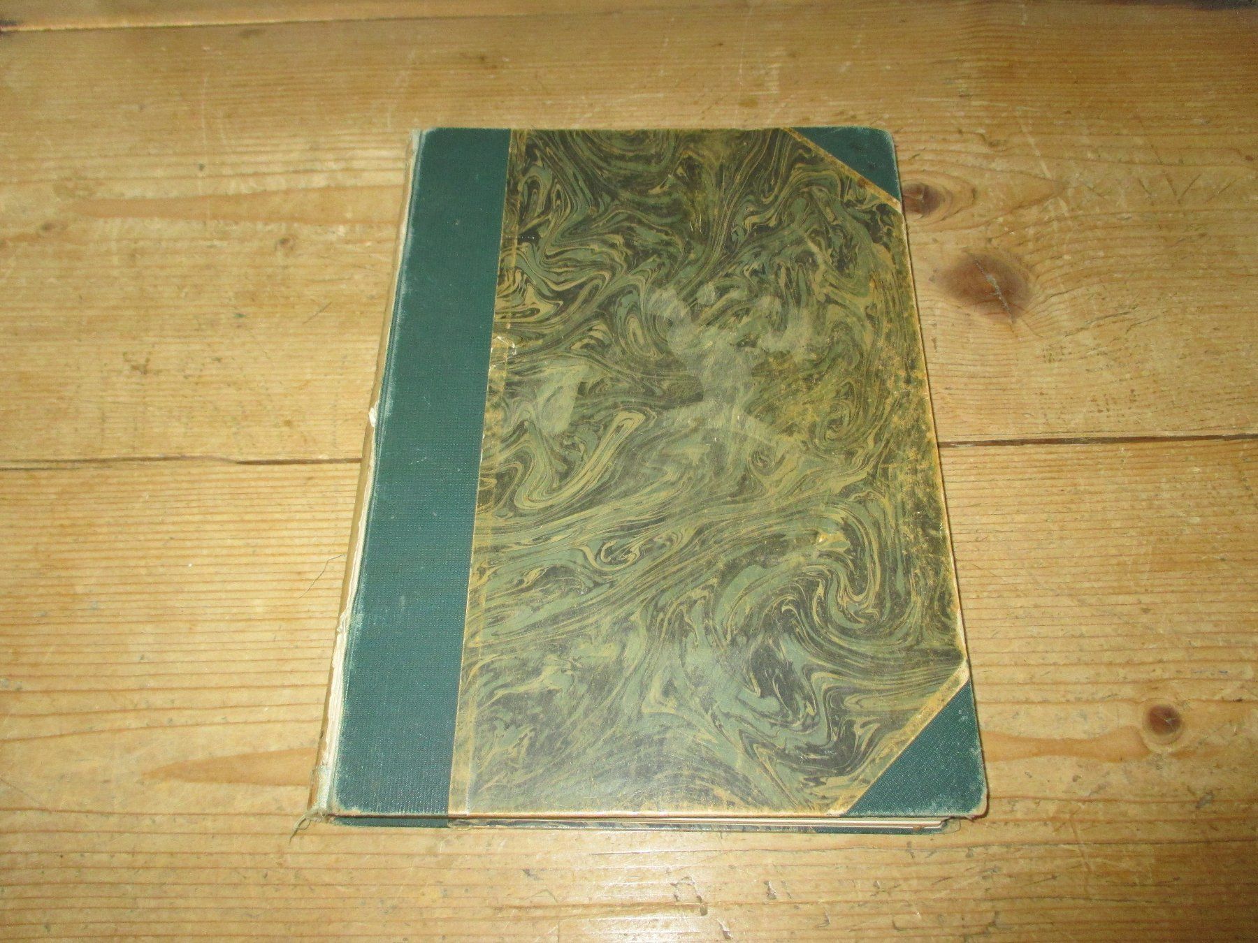 Bücher: Antikes Kunstbuch aus England, 1908 – Defekt aus Flims - Dorf von Stagediver