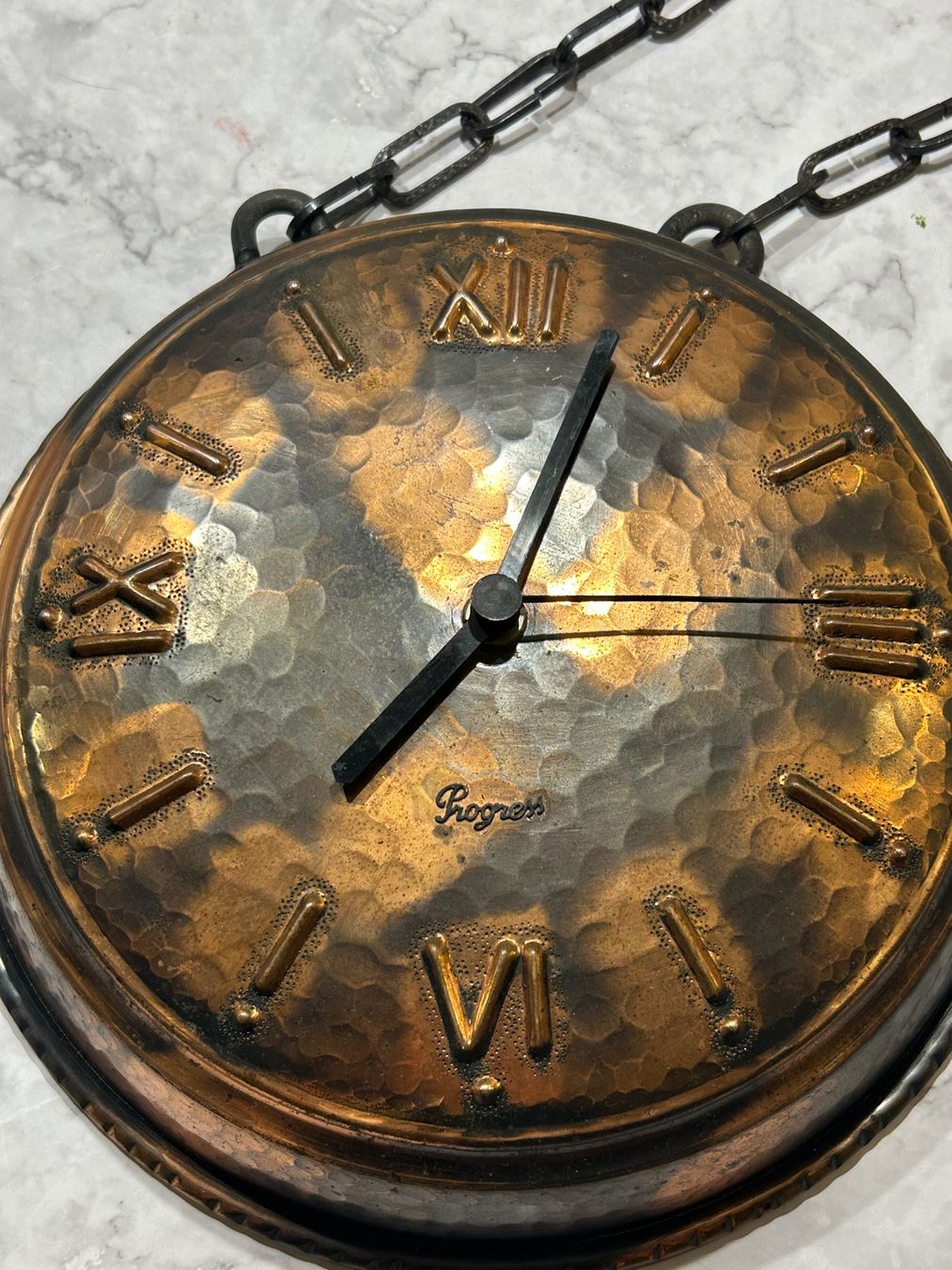 Orologi: Uhr Vintage-Uhr Progress Kupfer oder Messing Wanduhr – Usato da Basel venduto da toy_t8bb 1