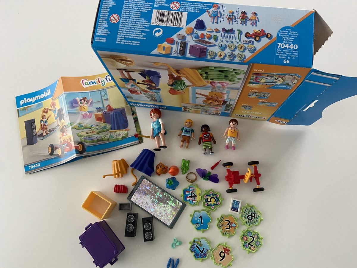 Playmobil Figurines Set BMX Vélo Enfants dès 4 Ans Multicolore