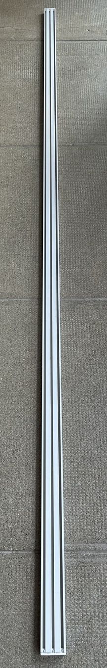 Tende: 3 Schiebegardinen transparent-gestreift plus Deckenschiene – Usato da Neuenegg venduto da joni_81 5