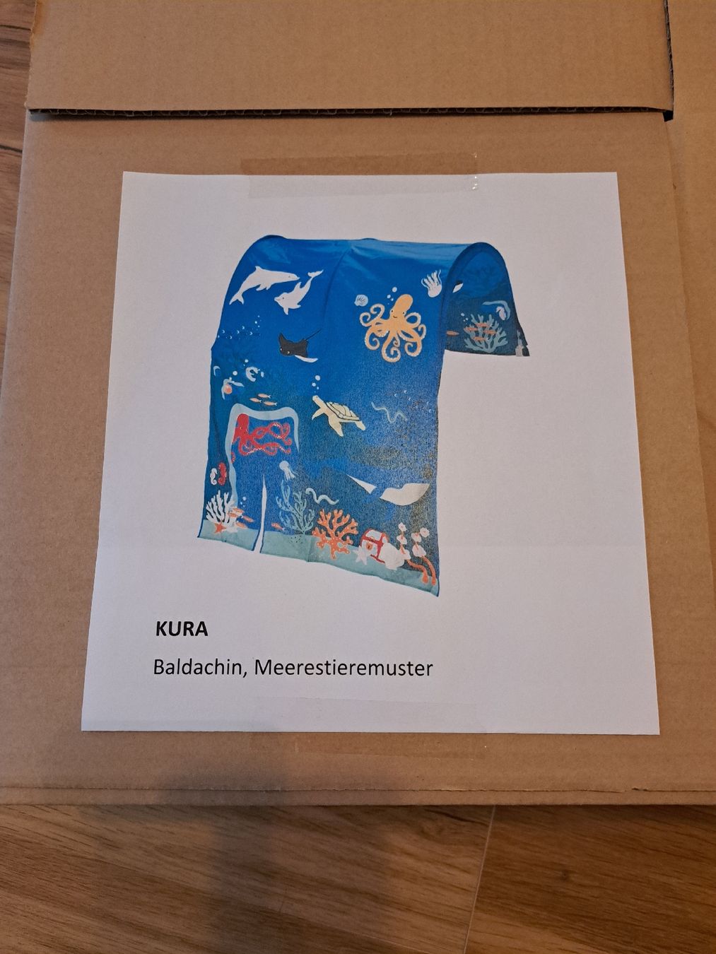 Ikea Alri letti & mobili per bambini: Kinderbett Baldachin KURA – Nuovo (secondo la descrizione) da Unterkulm venduto da famerismann