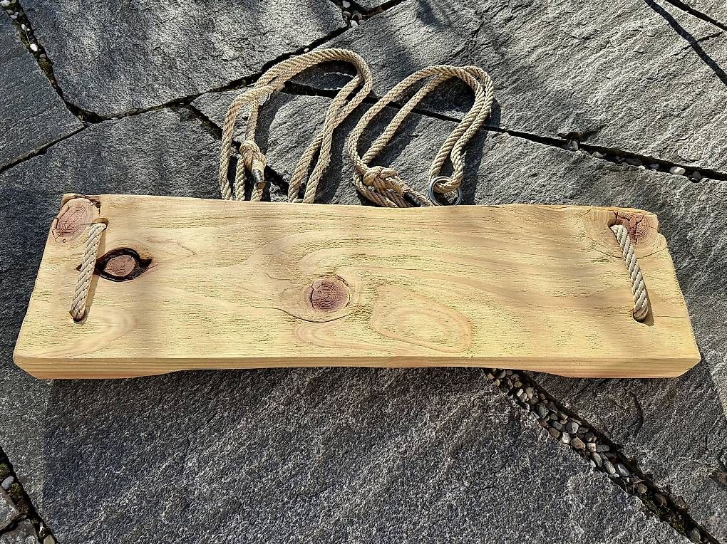 Altre altalene da giardino: Handgemachte Holzschaukel – Nuovo e nell'imballaggio originale da Samstagern venduto da SYP 2