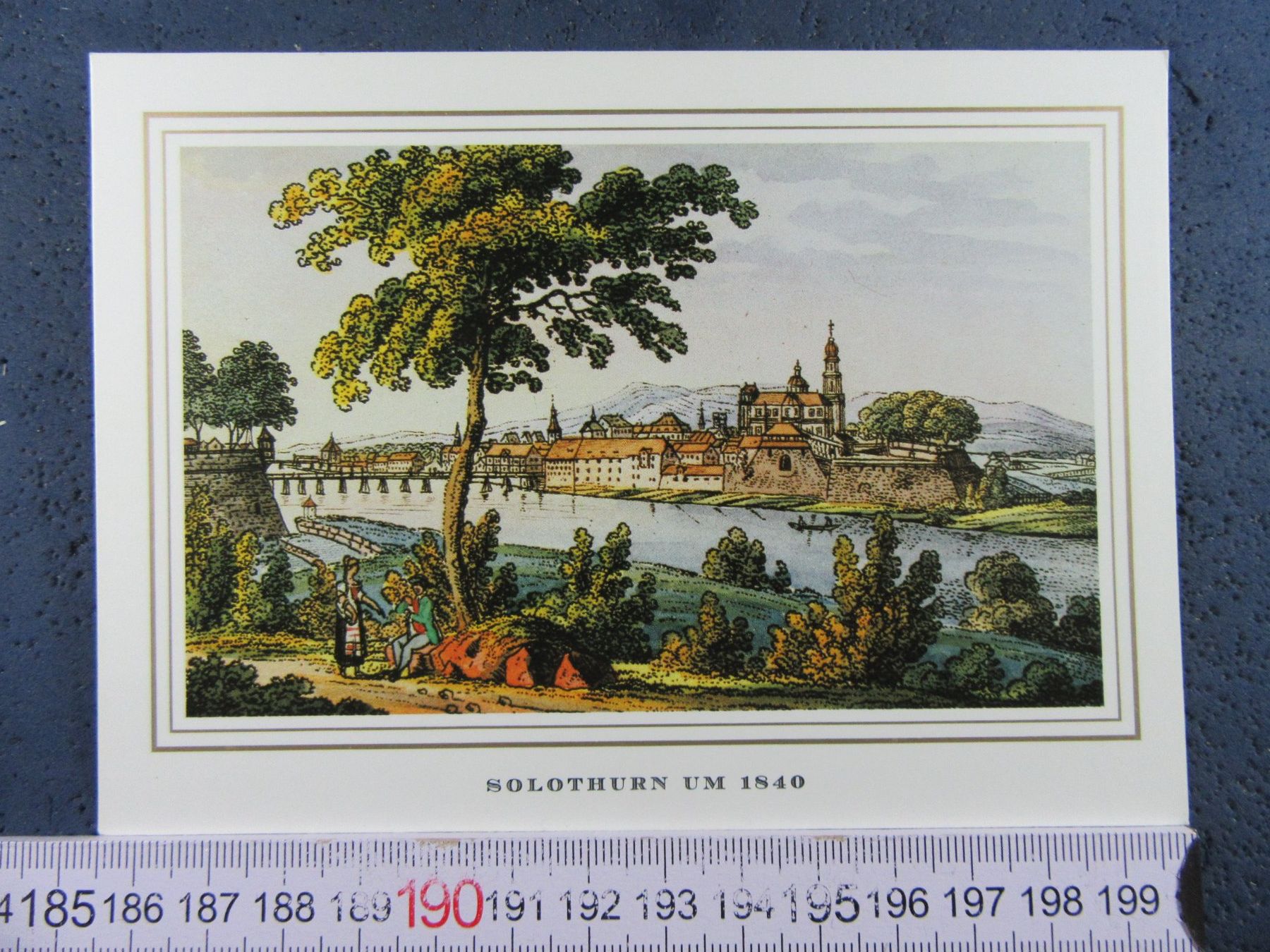 Ansichtskarten: SOLOTHURN UM 1840 SO AK REPRO – Gebraucht aus Ettingen von Hausi4711