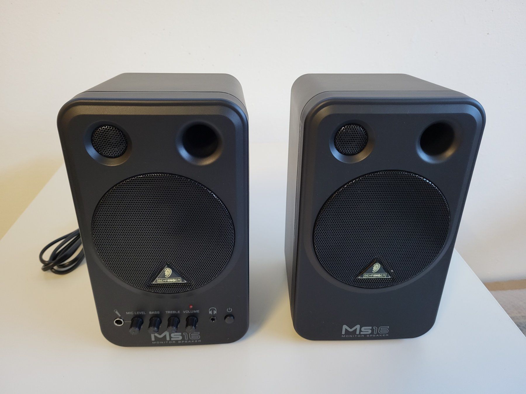 Behringer Lautsprecher: Behringer MS16 Studiomonitor mit Albrecht DAB Adapter – Gebraucht aus Brügg BE von POU-BELLE 2