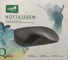 F 744 ) Vital Sitzkissen gegen Müdigkeit Rückenschmerzen Neu