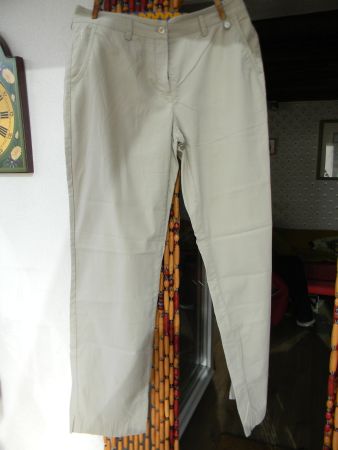 pantalon de golf beige Golfino Taille 40