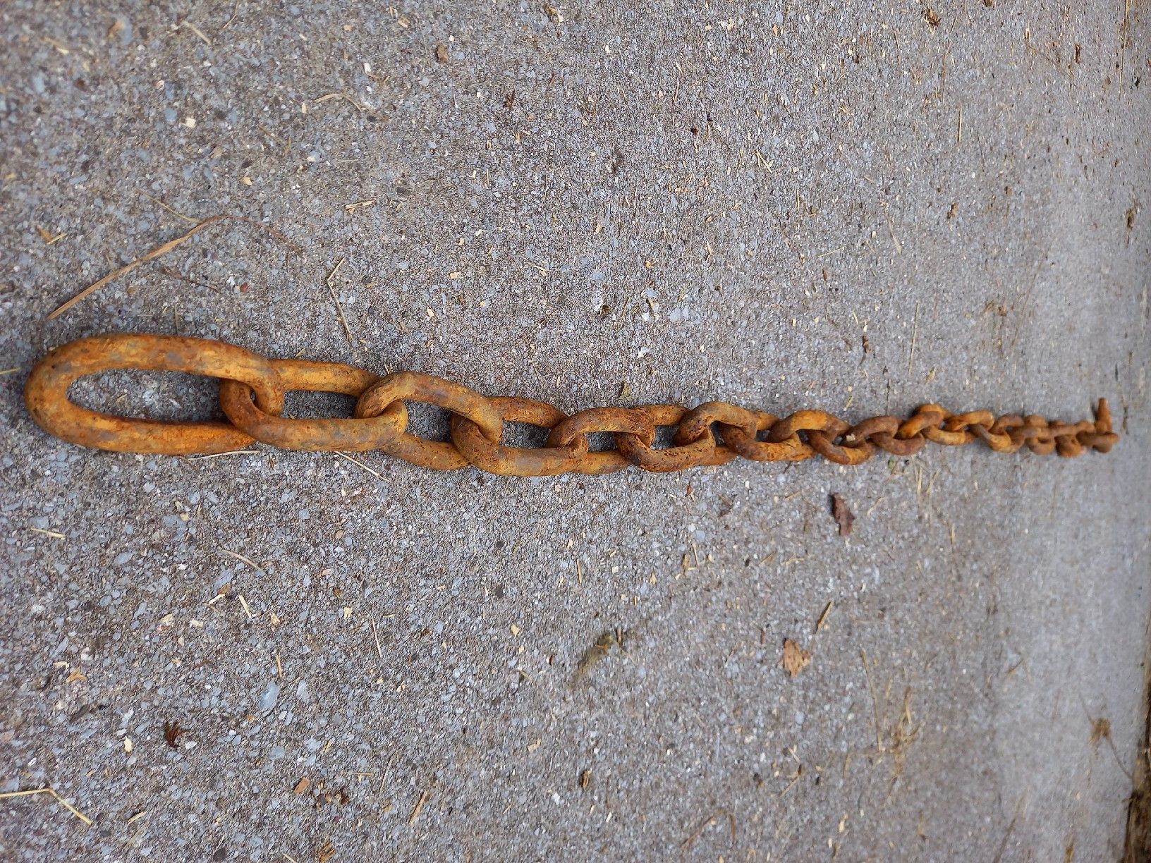 Catenine: Rustikale Kette mit Haken, Deko Garten – Usato da Galgenen venduto da Allerlei8854 3