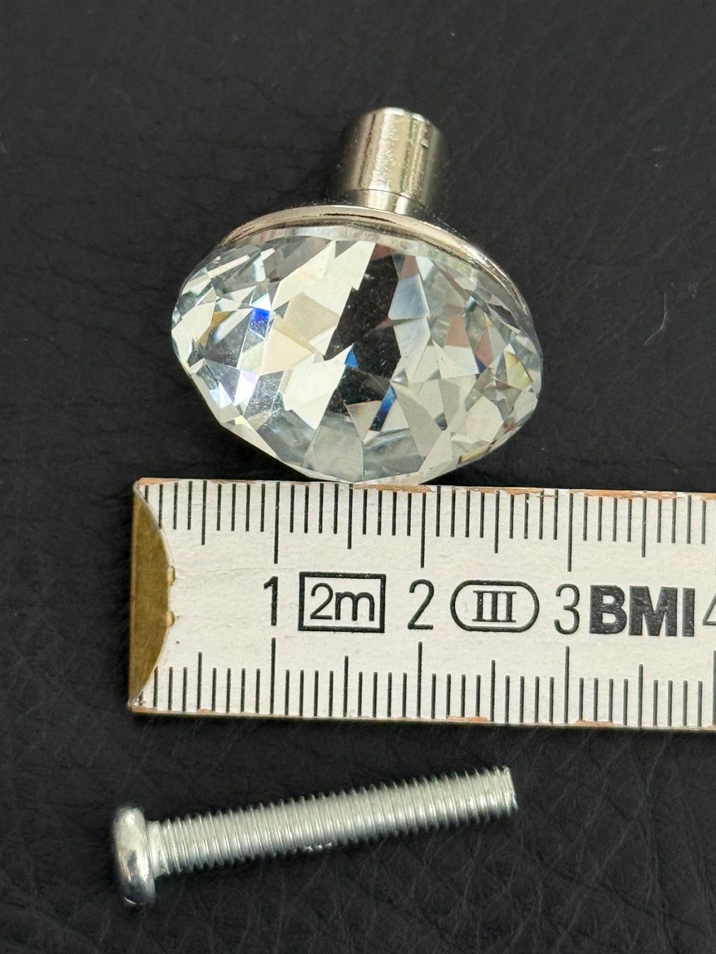 Ferramenta: MÖBELKNOPF   geschliffenes Glas umfasst – Nuovo (secondo la descrizione) da Subingen venduto da ArtBead 3