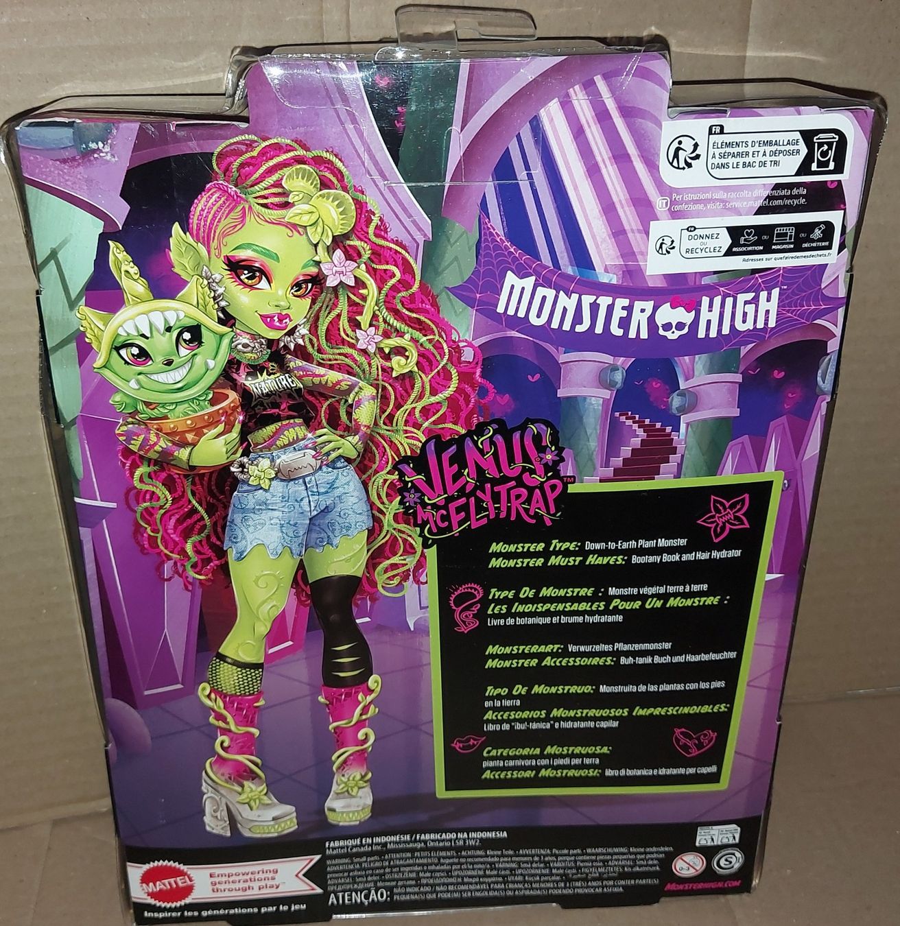Bambole: Poupée Monster High:Venus McFlyTrap,2023,Neuve – Nuovo e nell'imballaggio originale da Ecublens VD venduto da Magic_Island 6
