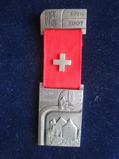 Medaglie: 3 X Eidg. Feldschiessen 300 Meter 2002 - 2006 - 2007 – Nuovo (secondo la descrizione) da Luzern venduto da Horoskop1 3