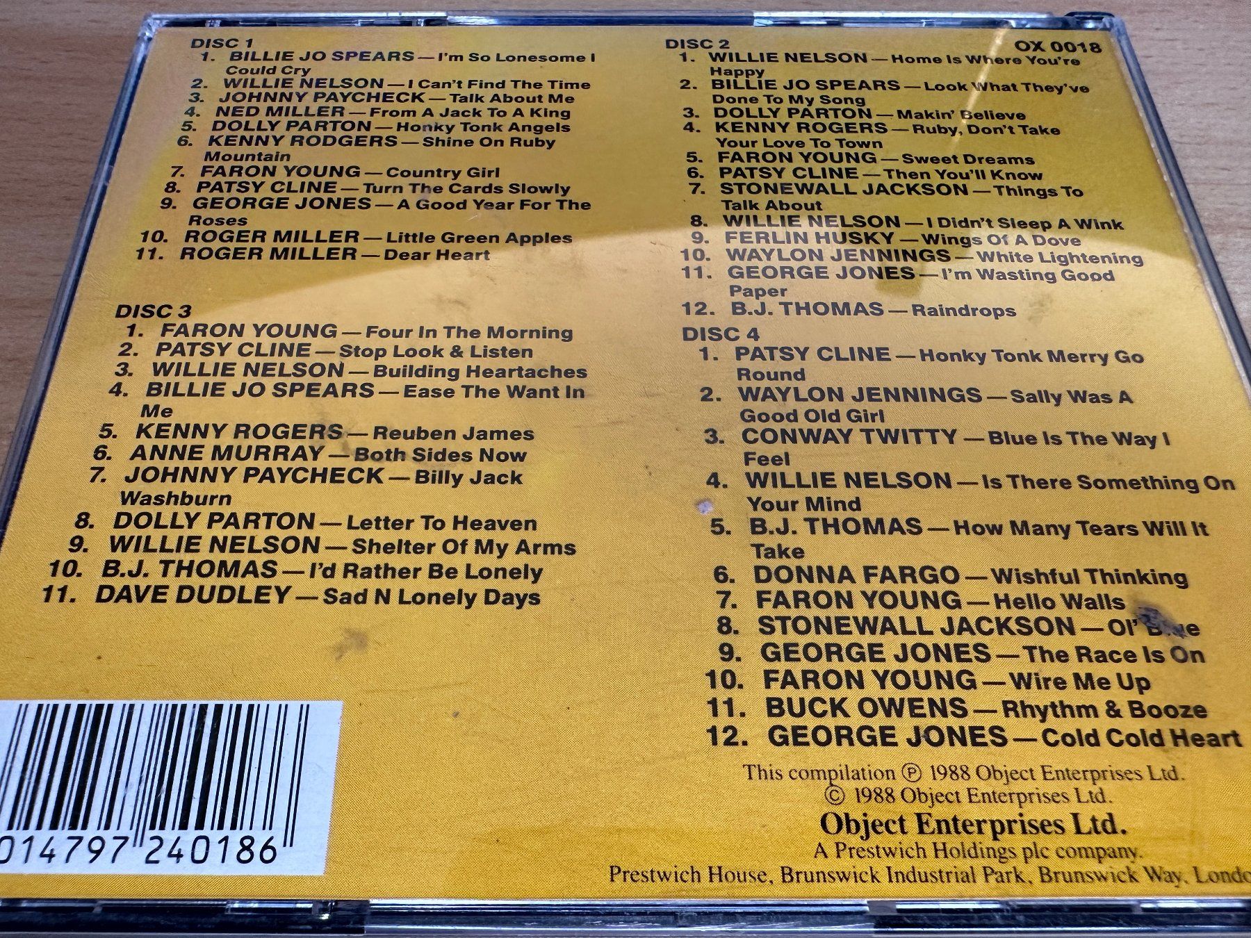CDs: Various – The Country Collection - 4 CD – Gebraucht aus Rikon im Tösstal von Alpenmutz 1