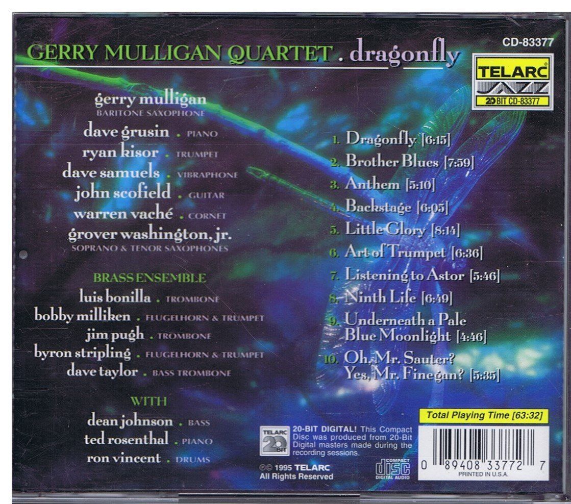 CD: Dragonfly - Gerry Mulligan Quartet  - with Special Guests – Usato da Unterengstringen venduto da Lastchance 1