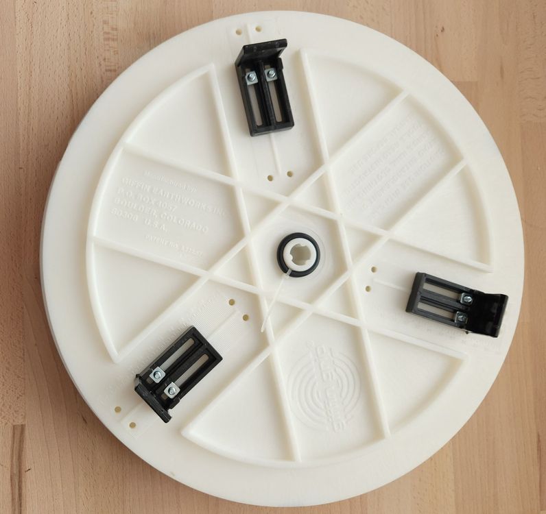 Hausdec Töpferscheibe 12/15cm - Doppelseitige Alu Drehscheibe Für Keramik