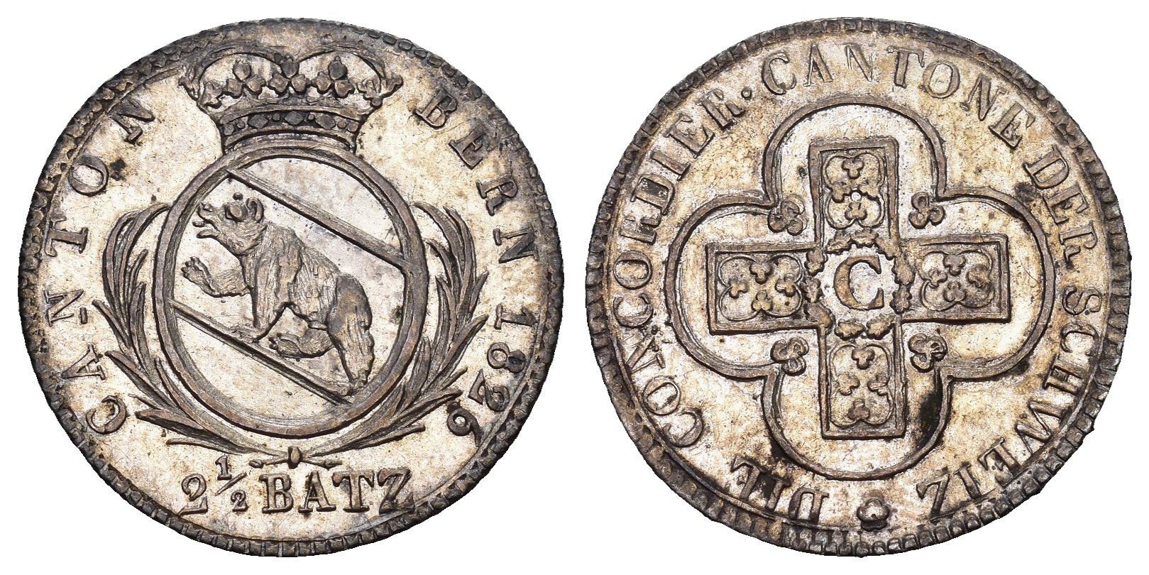 Alle Münzen: Bern 1826 – Gebraucht aus Bern von numismatictops