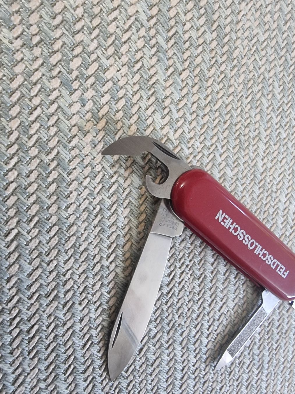 Wenger Taschenmesser: Wenger pat. aus Sammlung ungebraucht – Gebraucht aus Olten von Mezopotamya 1