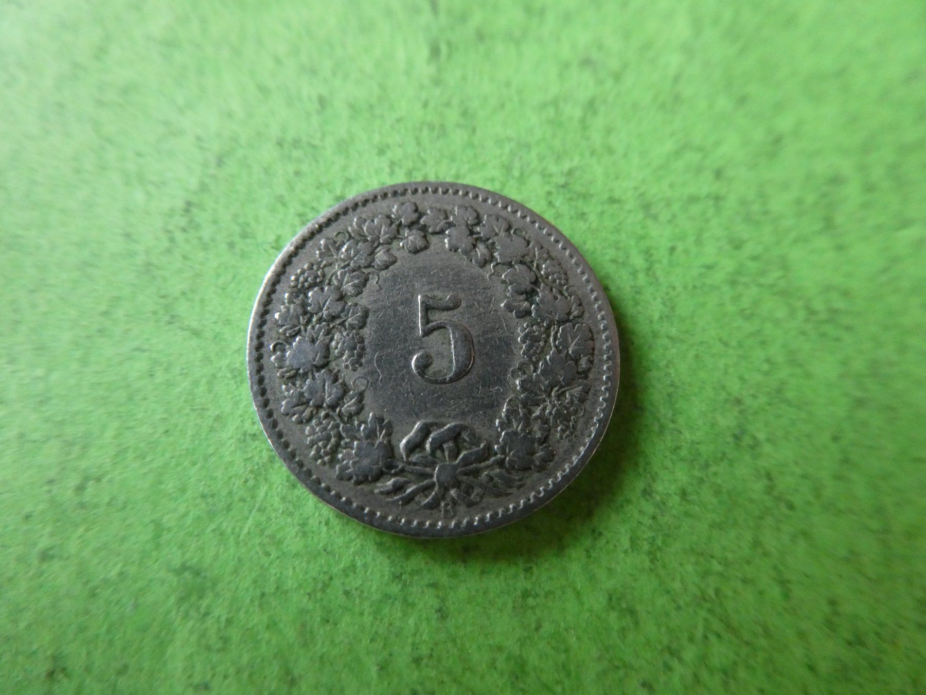 Toutes les monnaies: Schweiz 1879, 5 Rappen – D'occasion à Hinterforst par Rohusri 1