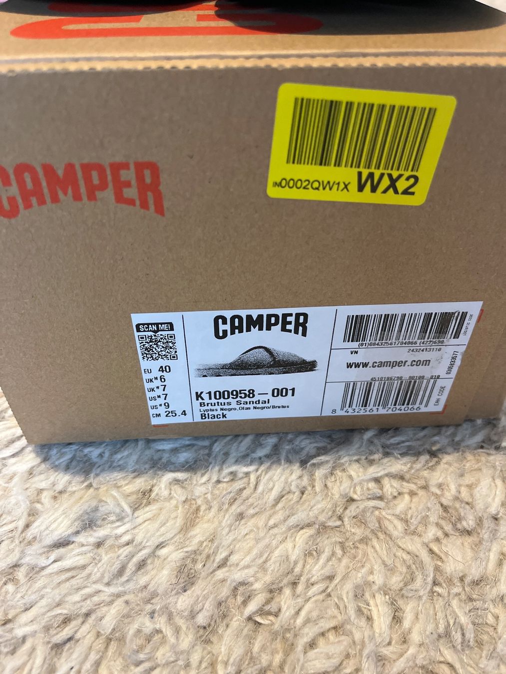 Camper Scarpe da uomo: Camper Brutus Sandale Gr. 40 – Usato da Utzenstorf venduto da Ismaele 1