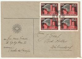 Feldpostbrief mit Soldatenmarken