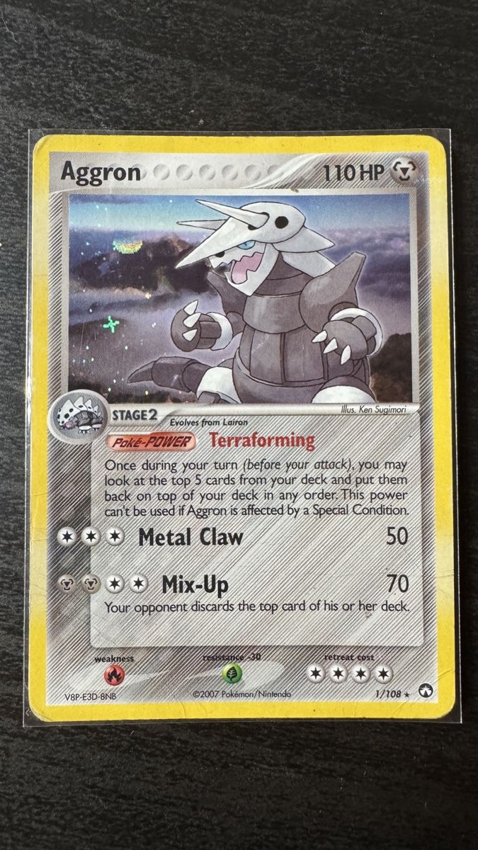 Pokémon Carte collezionabili: Aggron Holo ex power keepers 1/108 – Usato da Belprahon venduto da Rob_ain