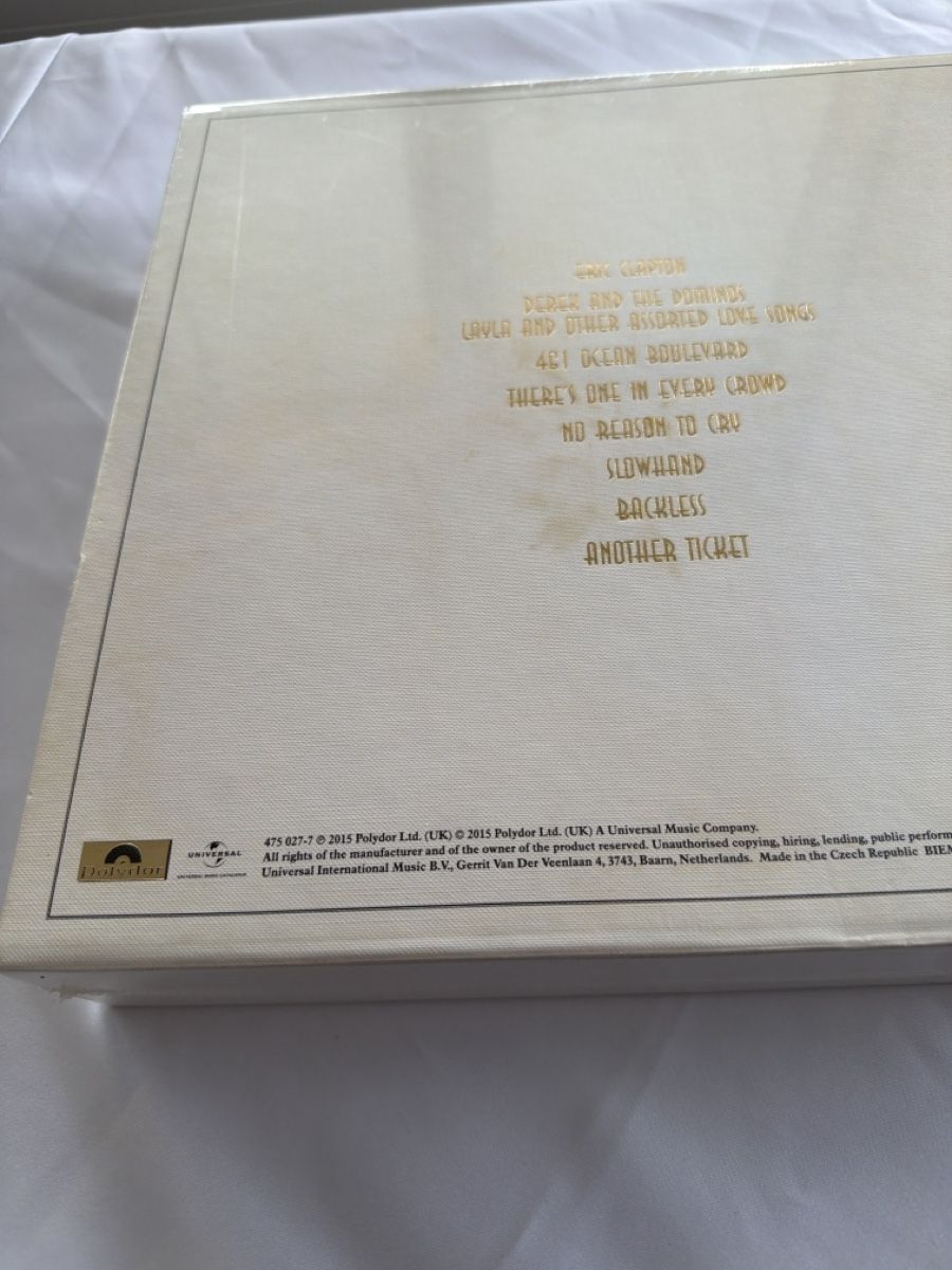 Dischi in vinile: Eric Clapton - Studio Collection 1970-1981 - Vinyl Box, OVP – Nuovo e nell'imballaggio originale da Schaffhausen venduto da Sonne25 6