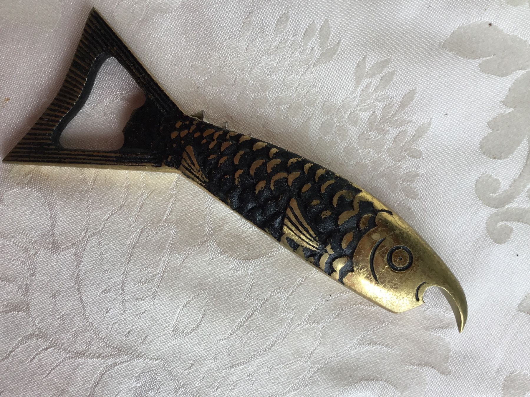 Apribottiglie & Tappi per chiusura: Älterer Bronce Flaschenöffner 50ziger Jahre – Usato da St. Gallen venduto da chamilla 1