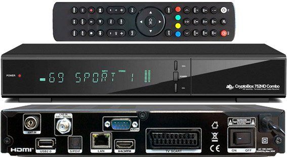 Ricevitori: AB CryptoBox 752HD Combo Receiver gebraucht schwarz – Usato da worben venduto da QUATTRO1955 3