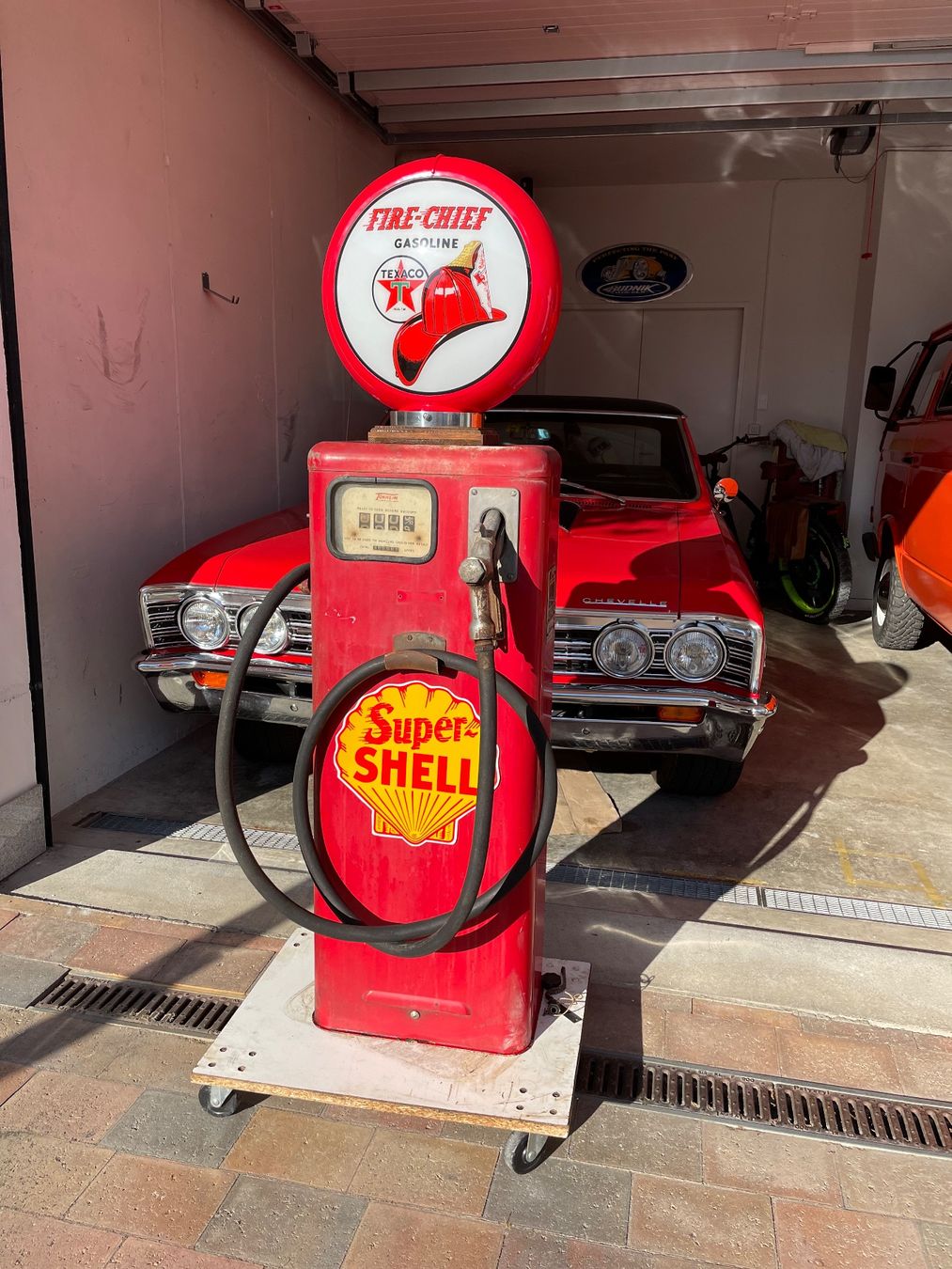 Shell Altre raccolte & rarità: Tanksäule Shell Texaco Tokheim 1950/1960 – Usato da Sempach venduto da CU2times 1