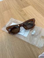 Sonnenbrille Bershka braun neu mit Hülle