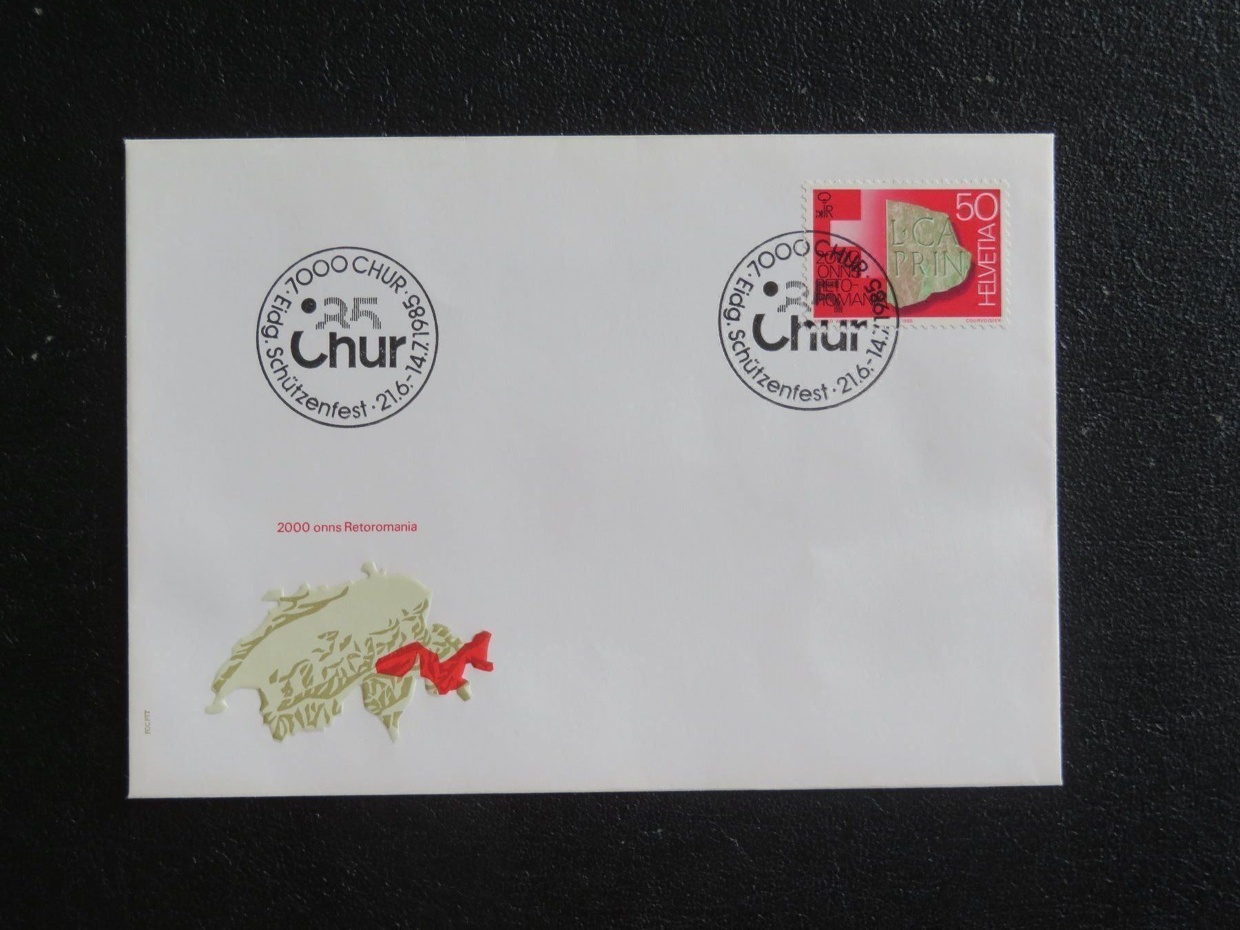 Tous les timbres: Ersttagsbriefe vom eidg. Schützenfest 85 – Neuf (Voir description) à Lachen SZ par peace0 2