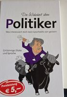 Satirisches Zitate-Buch über Politiker, neuwertig!