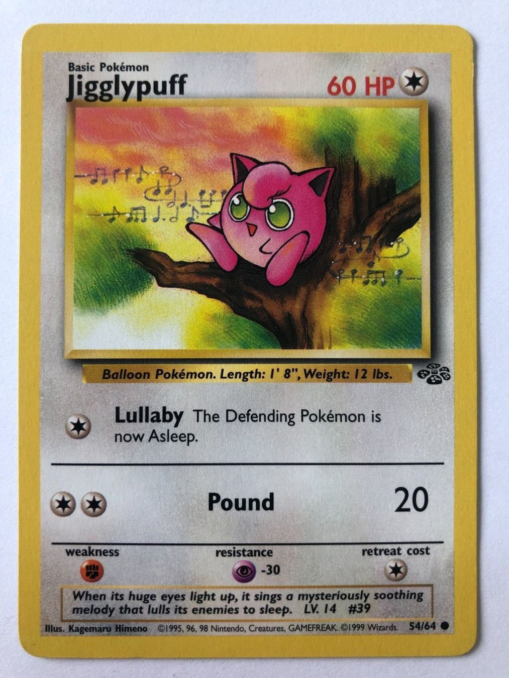Pokémon Carte collezionabili: Jigglypuff - Jungle - Pokemon – Usato da Nussbaumen AG venduto da Bika-Shop